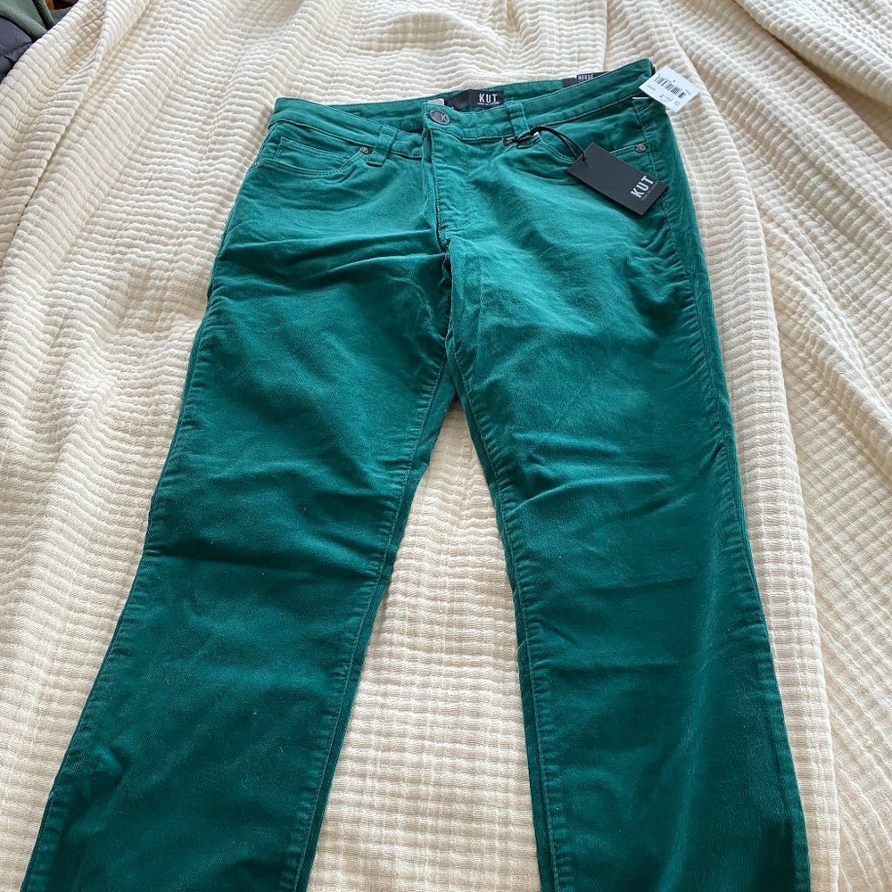 Corduroy, Green Pants